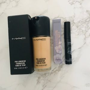 MAC pro longwear foundation and mascara